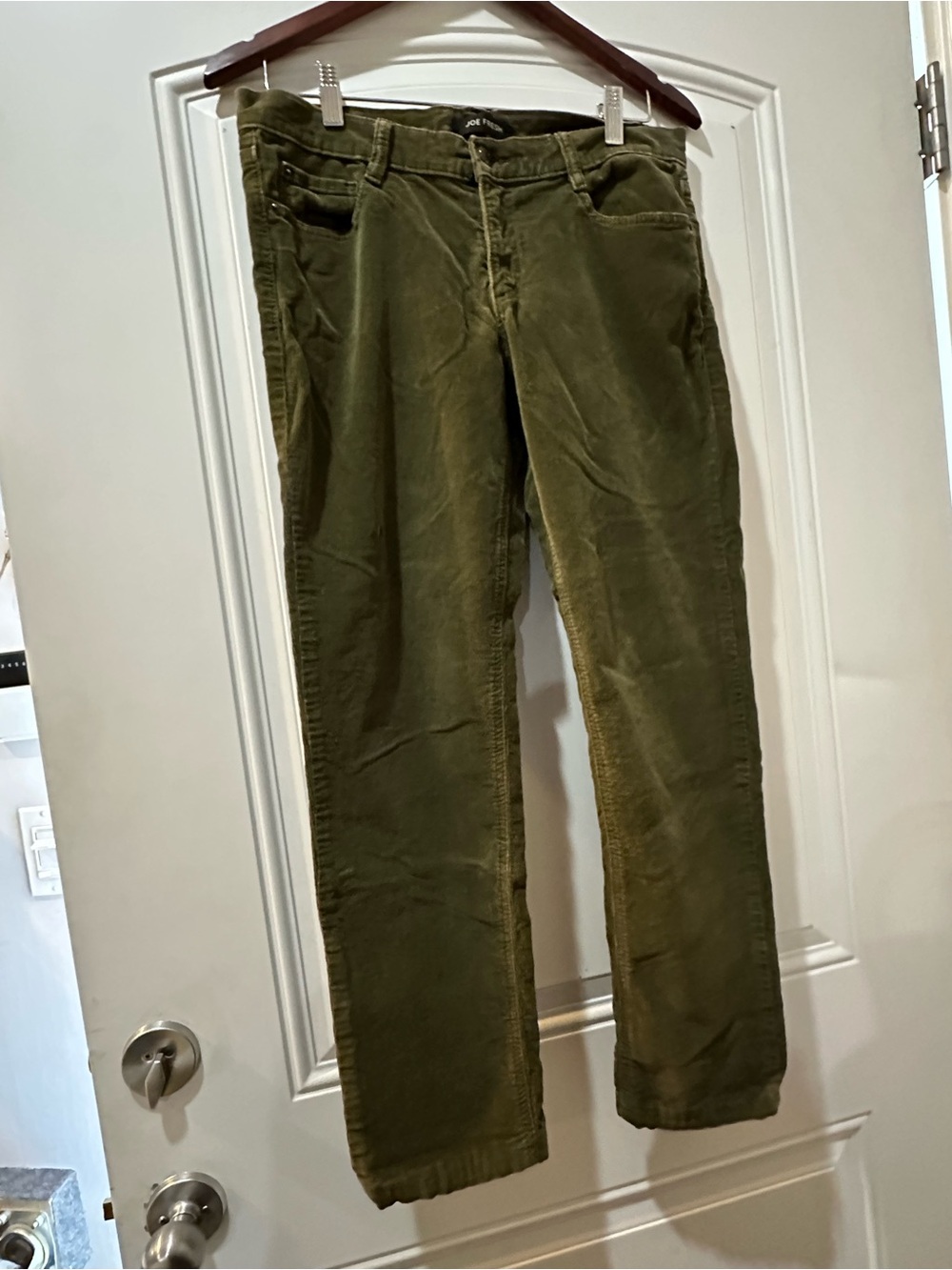 Joe Fresh Olive Green Corduroy Pants